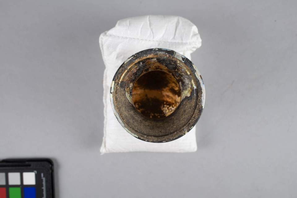 Kleine Glasflasche