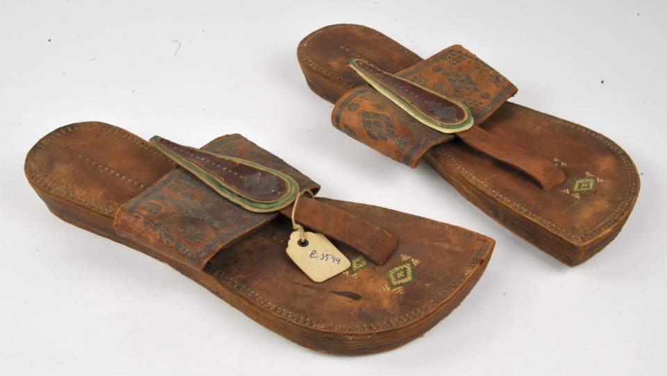 Leder-Sandalen