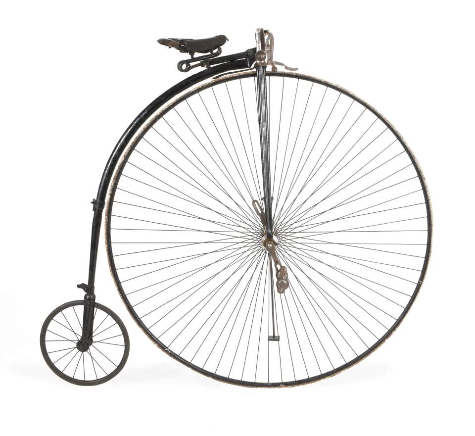 Fahrrad, Hochrad "Goldschmidt & Pirzer", Ende 19. Jh.