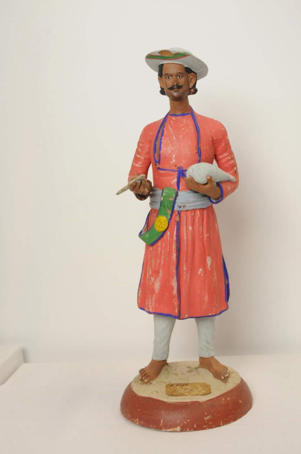 Tonfigur, bemalt