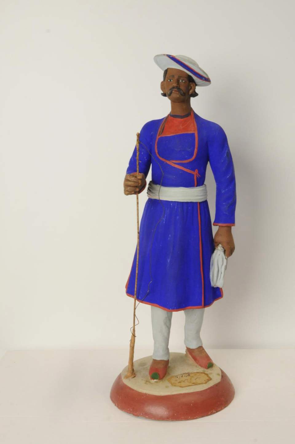 Tonfigur, bemalt