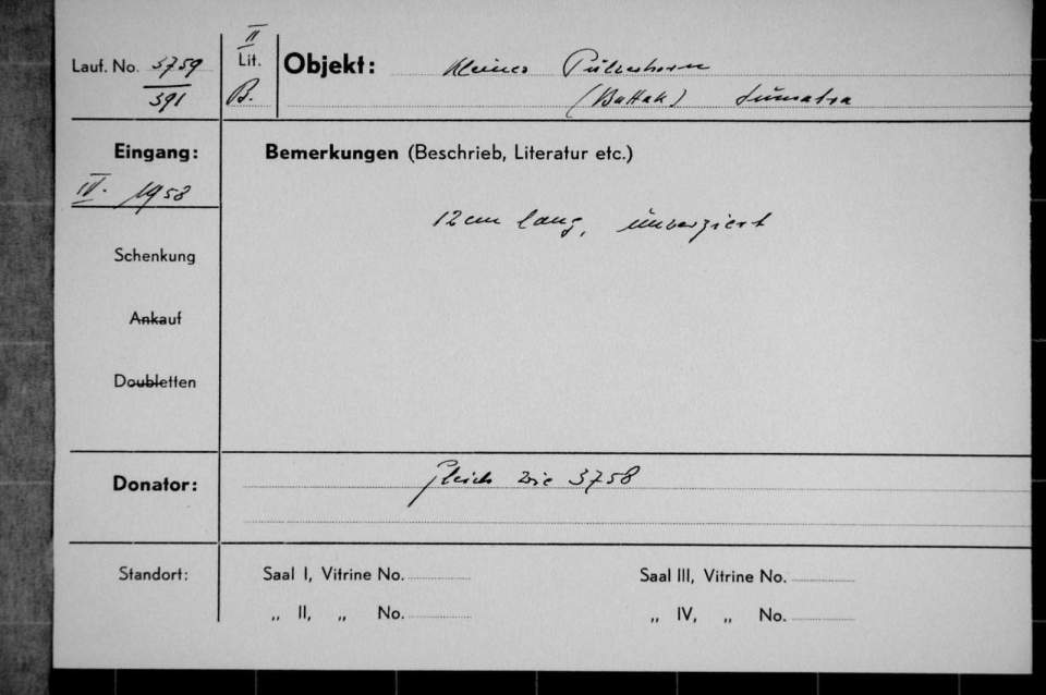 Pulverflasche oder Pulverhorn