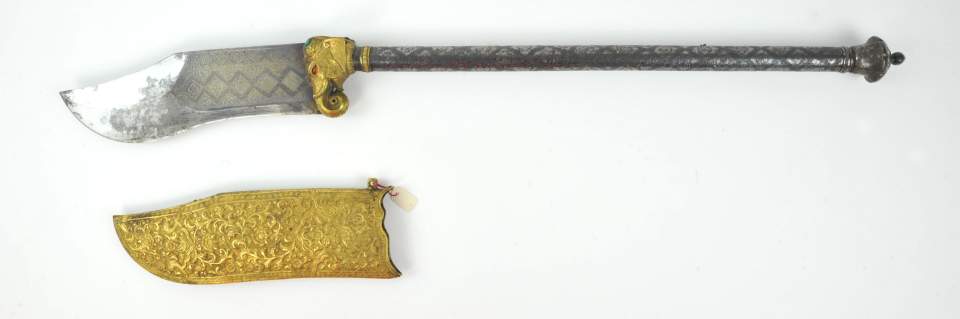 Streitaxt, Prunkstück, ca. 16. Jh.