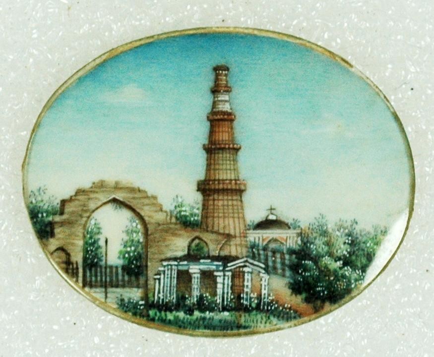 Miniatur Malerei auf Bein