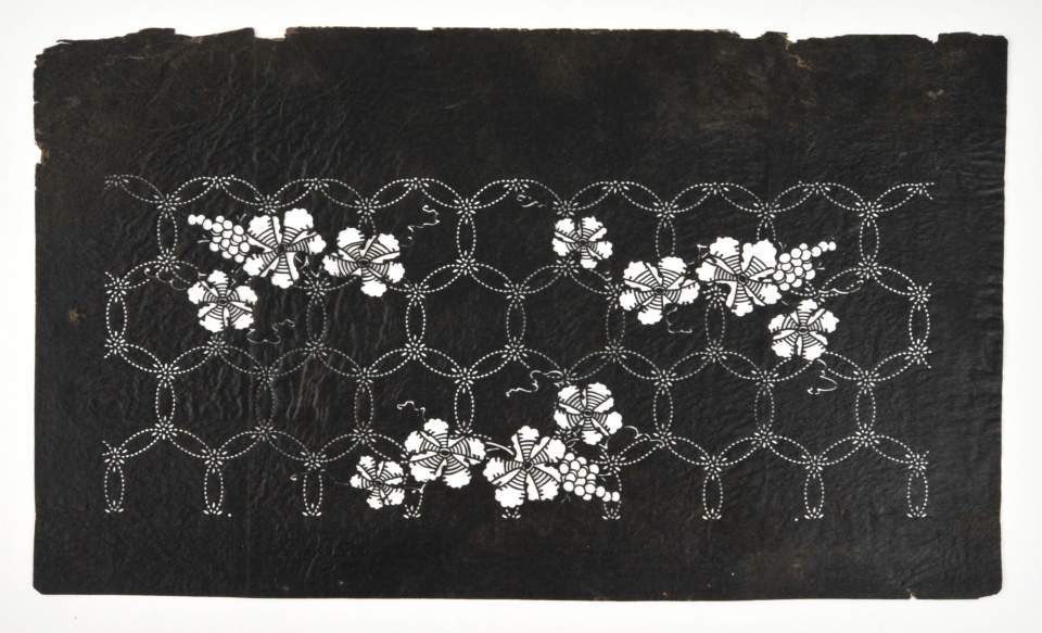 Textil-Färbschablone