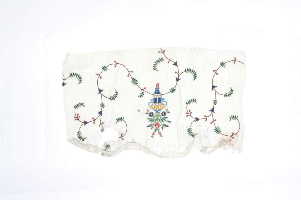 Kettenstich-Stickerei