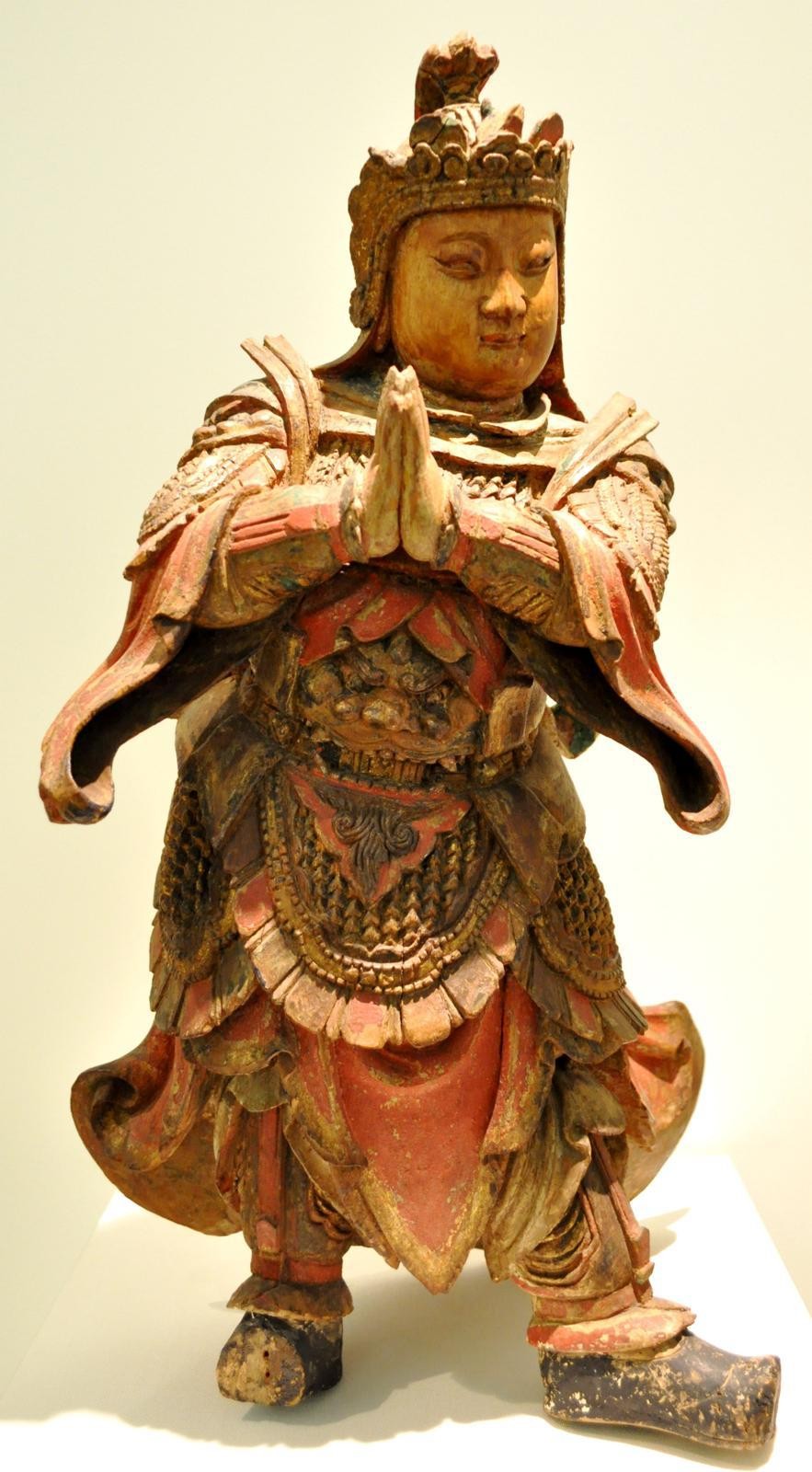 Figur-Wei-t'O bzw. Szû-chien-t'O (skt. Veda bzw. Skanda)