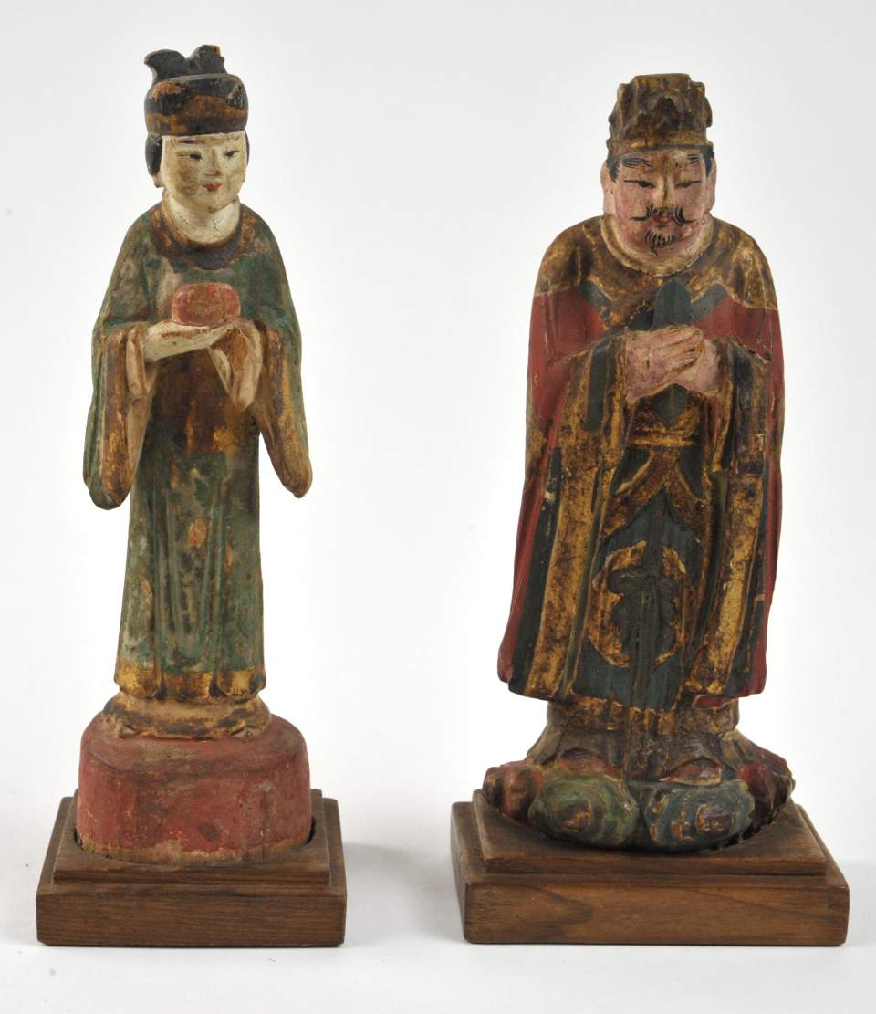 2 Holzfiguren