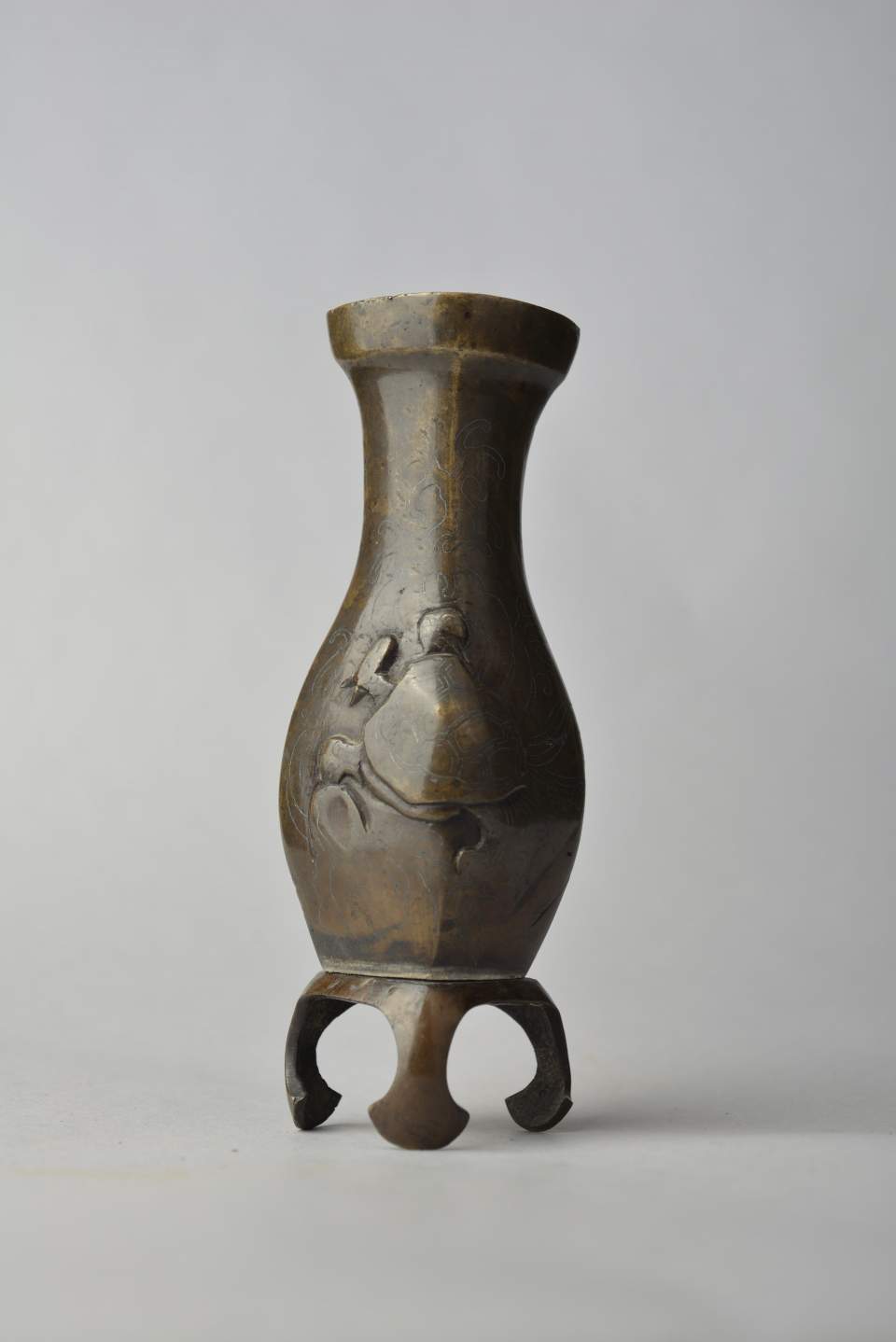 Kleine Vase Bronze