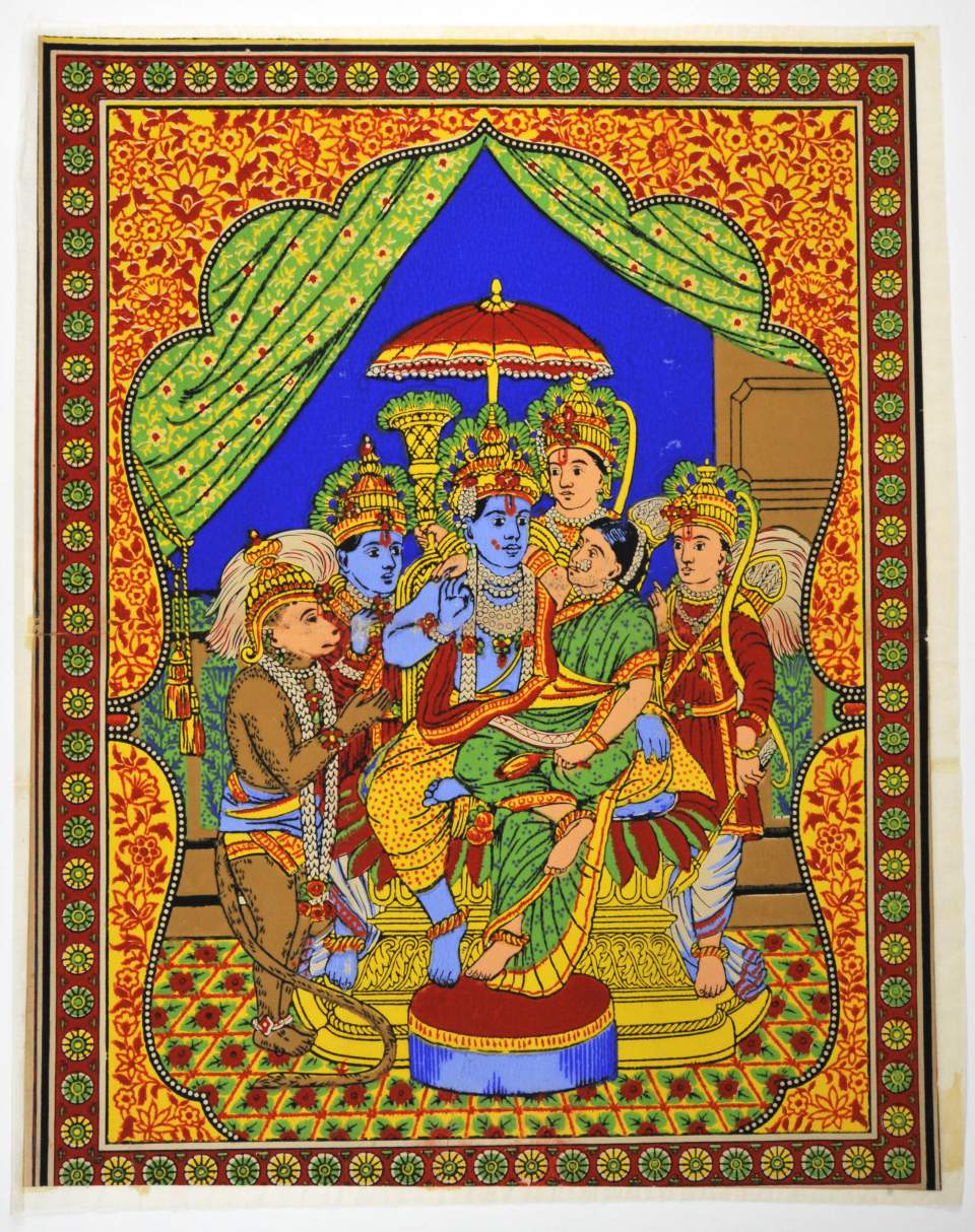 Sammelmappe Hindugottheiten 1-4