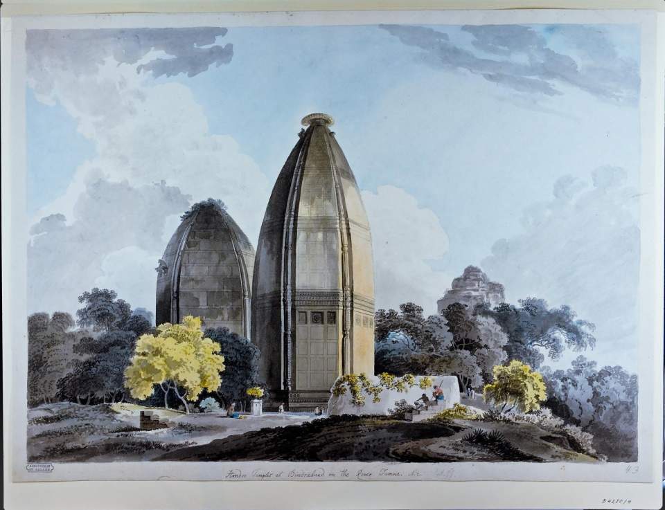 Der Madan-Mohana-Tempel in Vrndâvana an der Yamunâ