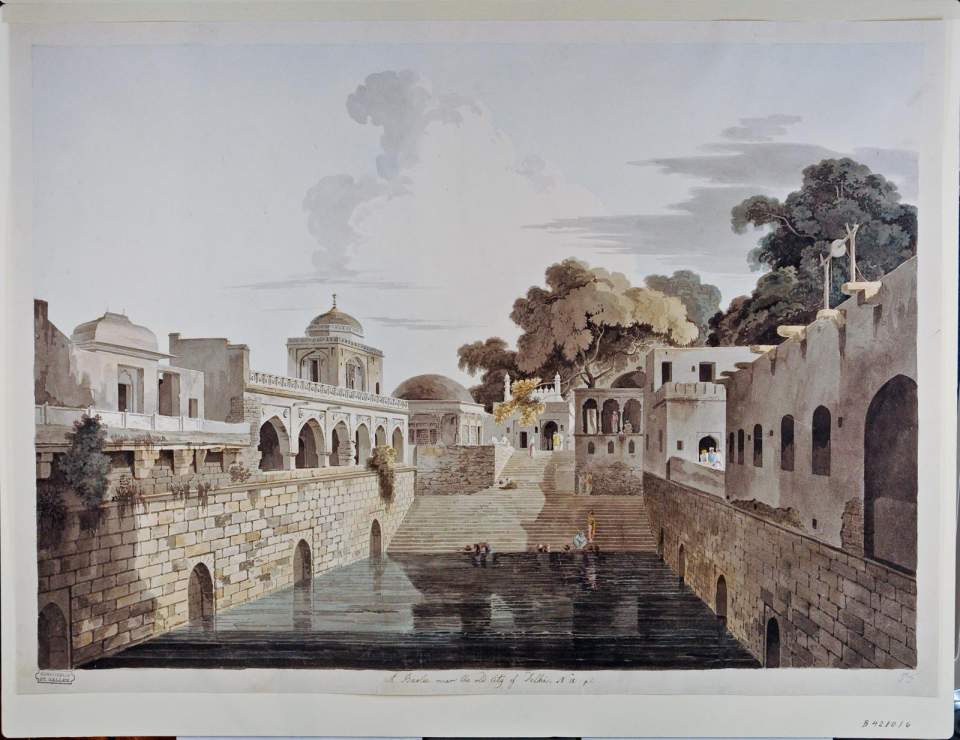 Der Stufenbrunnen des Nizâm al-Dîn Auliyâ' in Delhî