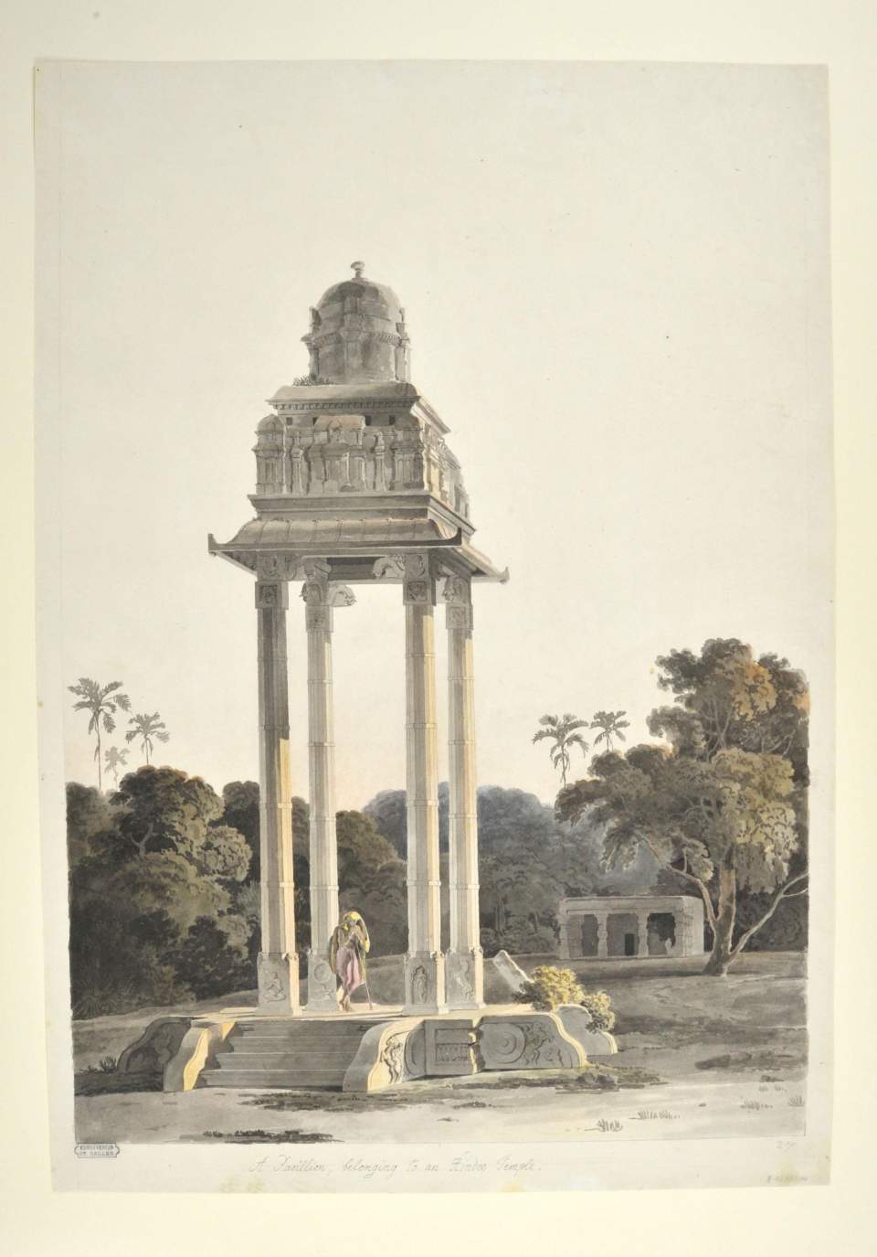 Götterpavillon eines Tempels bei Mahâmallapuram
