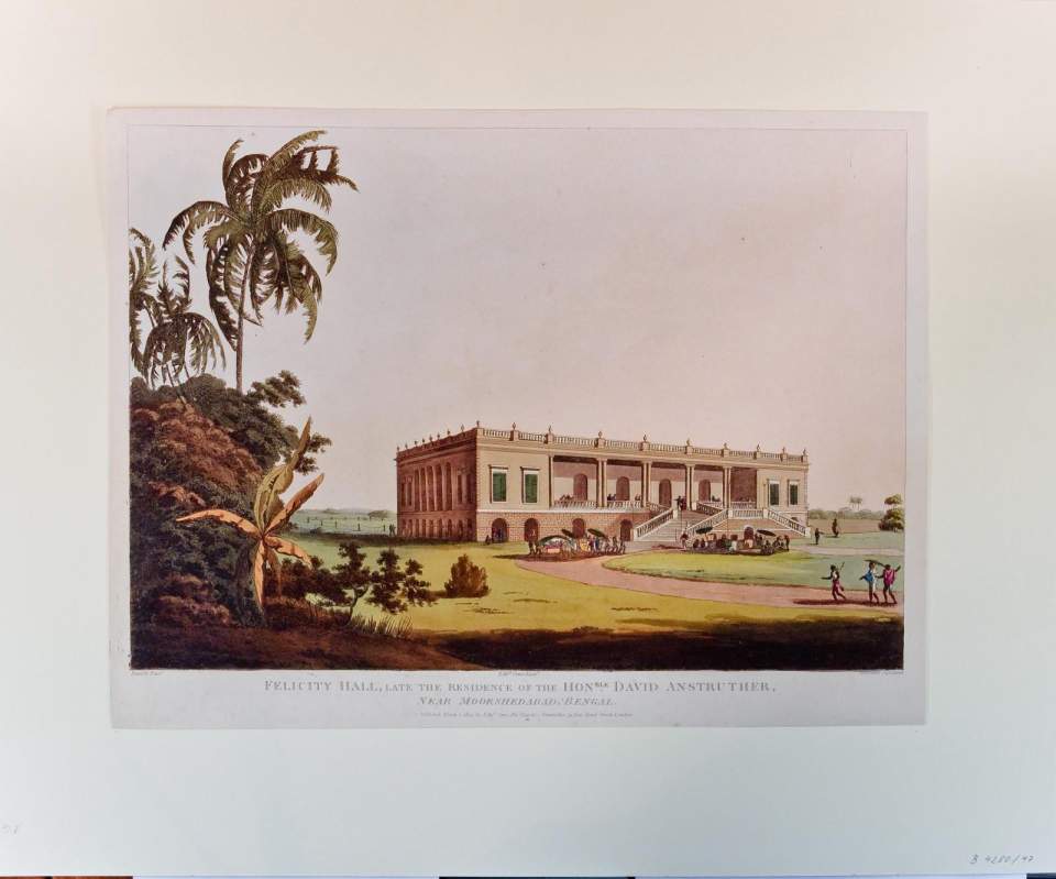 Felicity Hall, Late the Residende of the Hon Ble David Anstruther