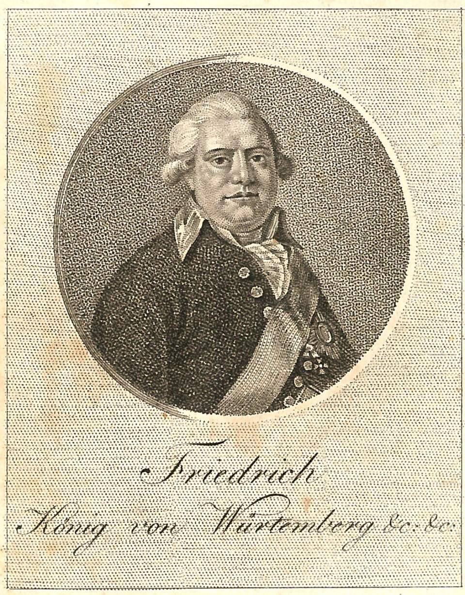 Porträt  Friedrich, König von Würtemberg
