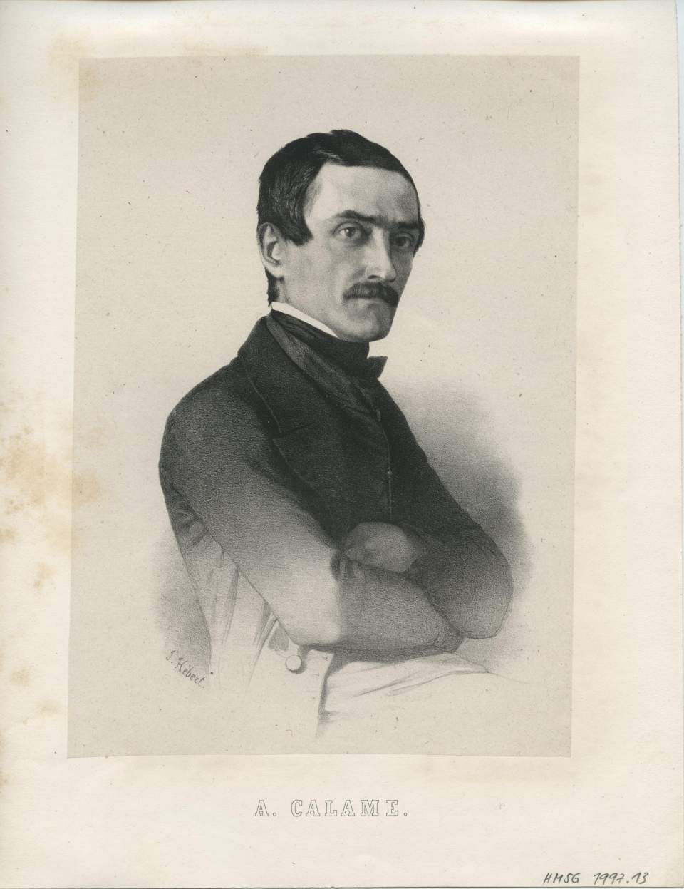 Porträt, Alexandre Calame
