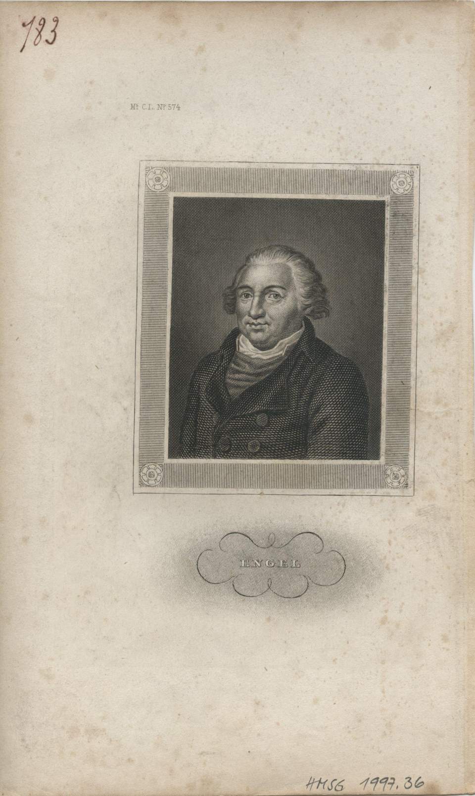 Porträt, Johann Jakob Engel