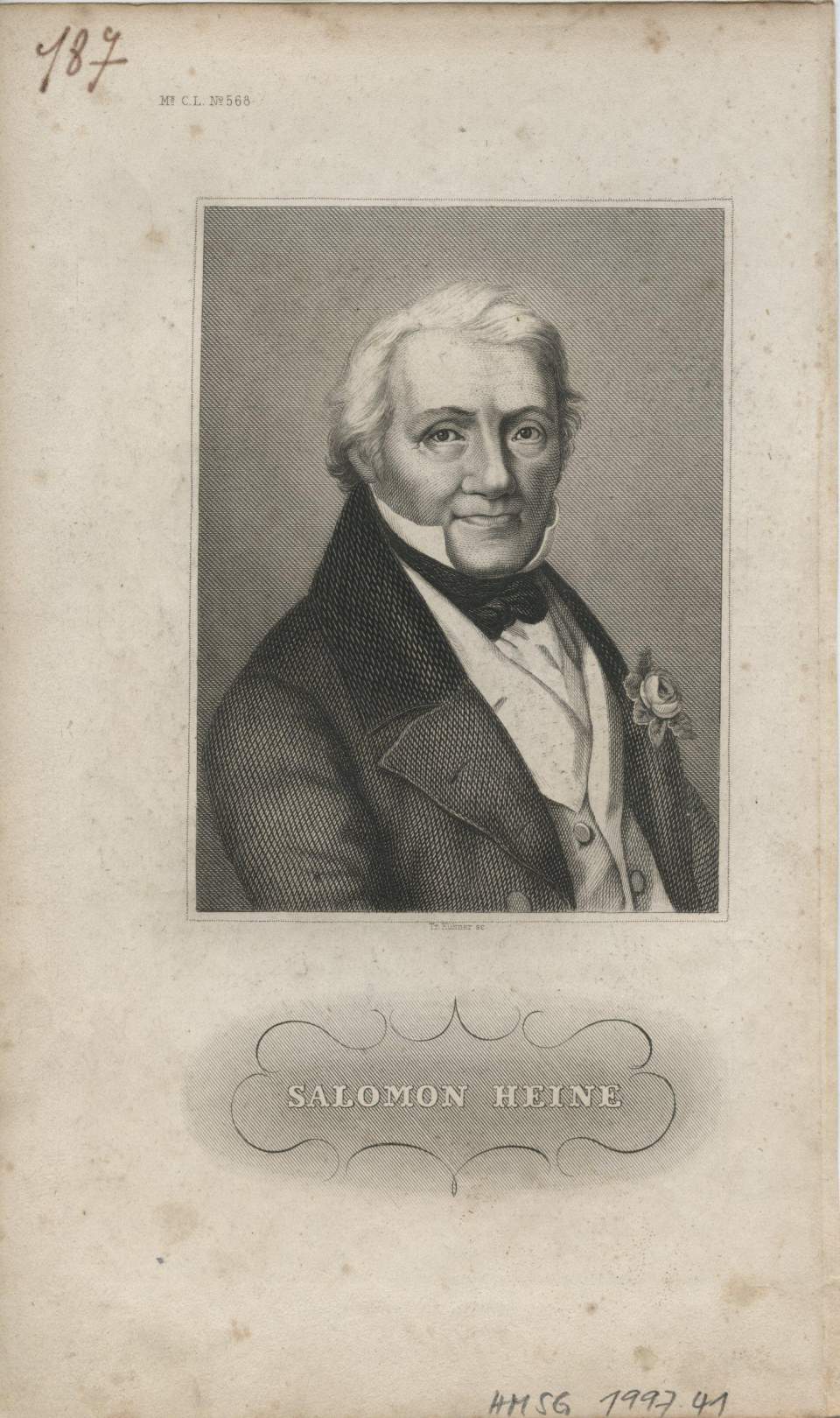 Porträt, Salomon Heine