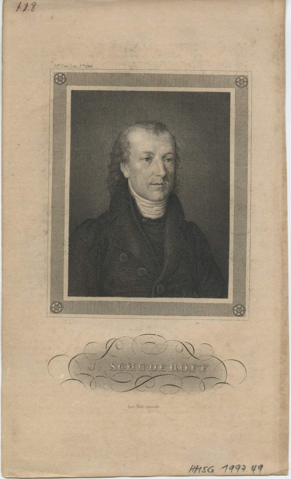 Porträt, Johann Georg Jonathan Schuderoff