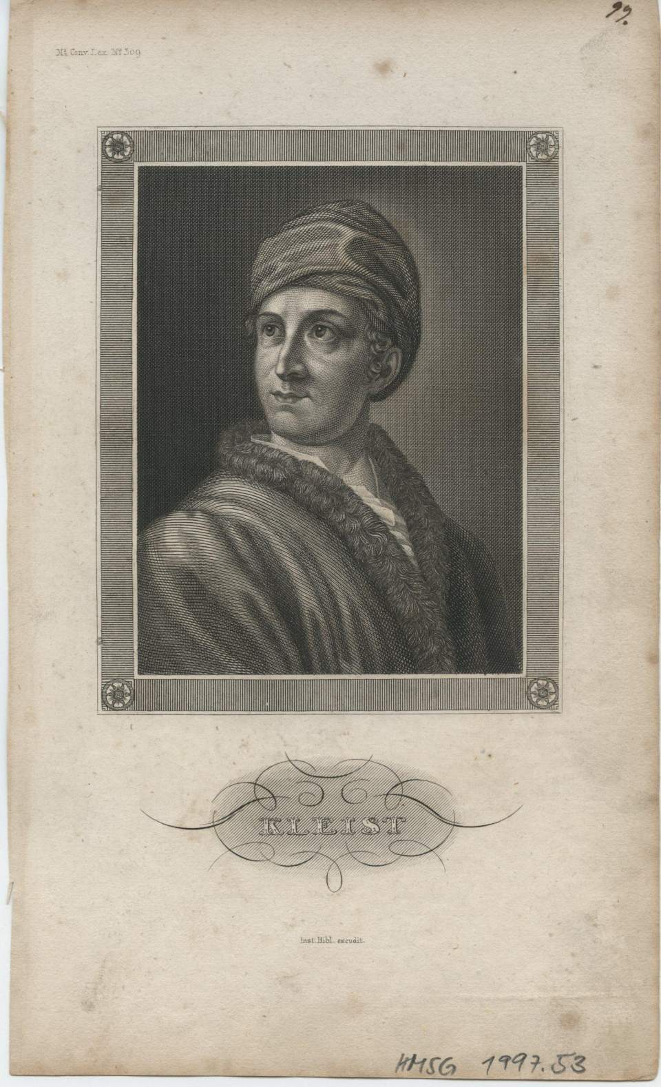 Portrait, Ewald Christian von Kleist