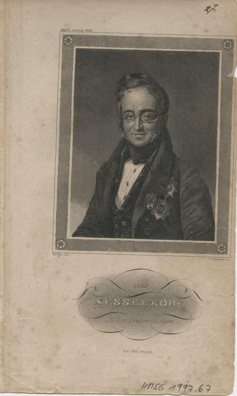 Porträt Charles de Nesselrode