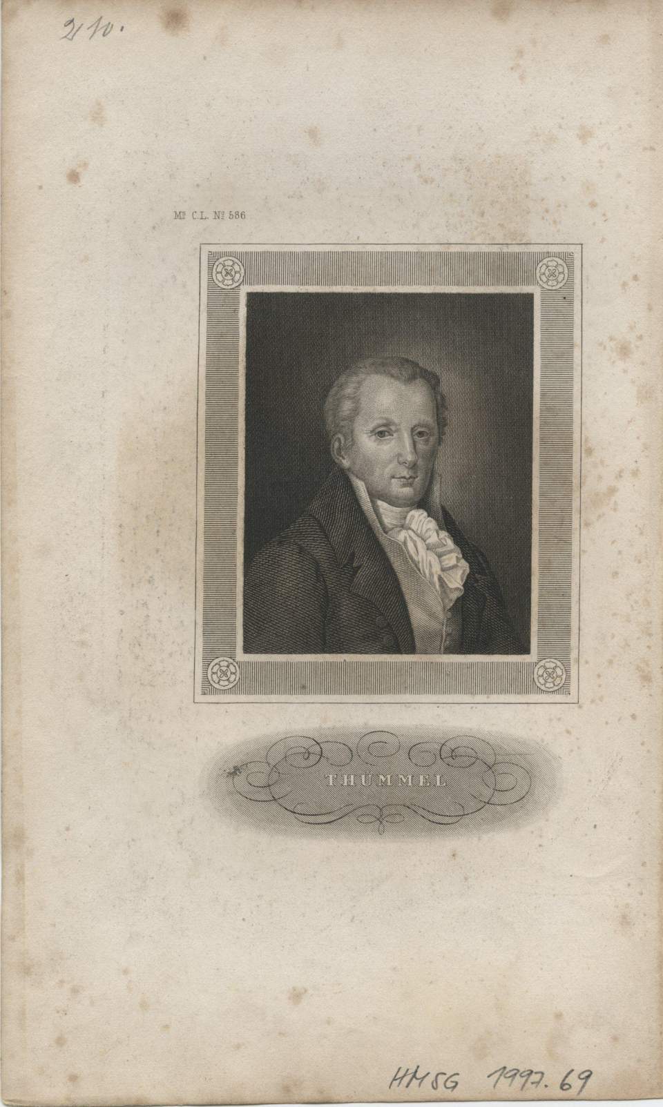 Porträt Moritz August von Thümmel