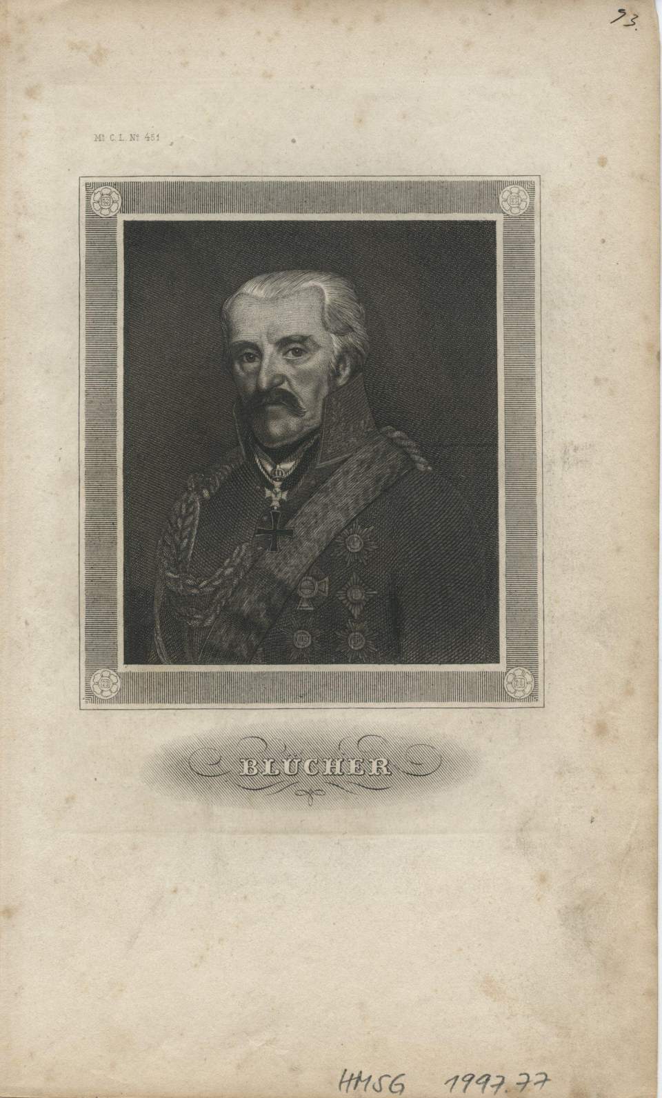 Porträt Gebhard Leberecht von Blücher