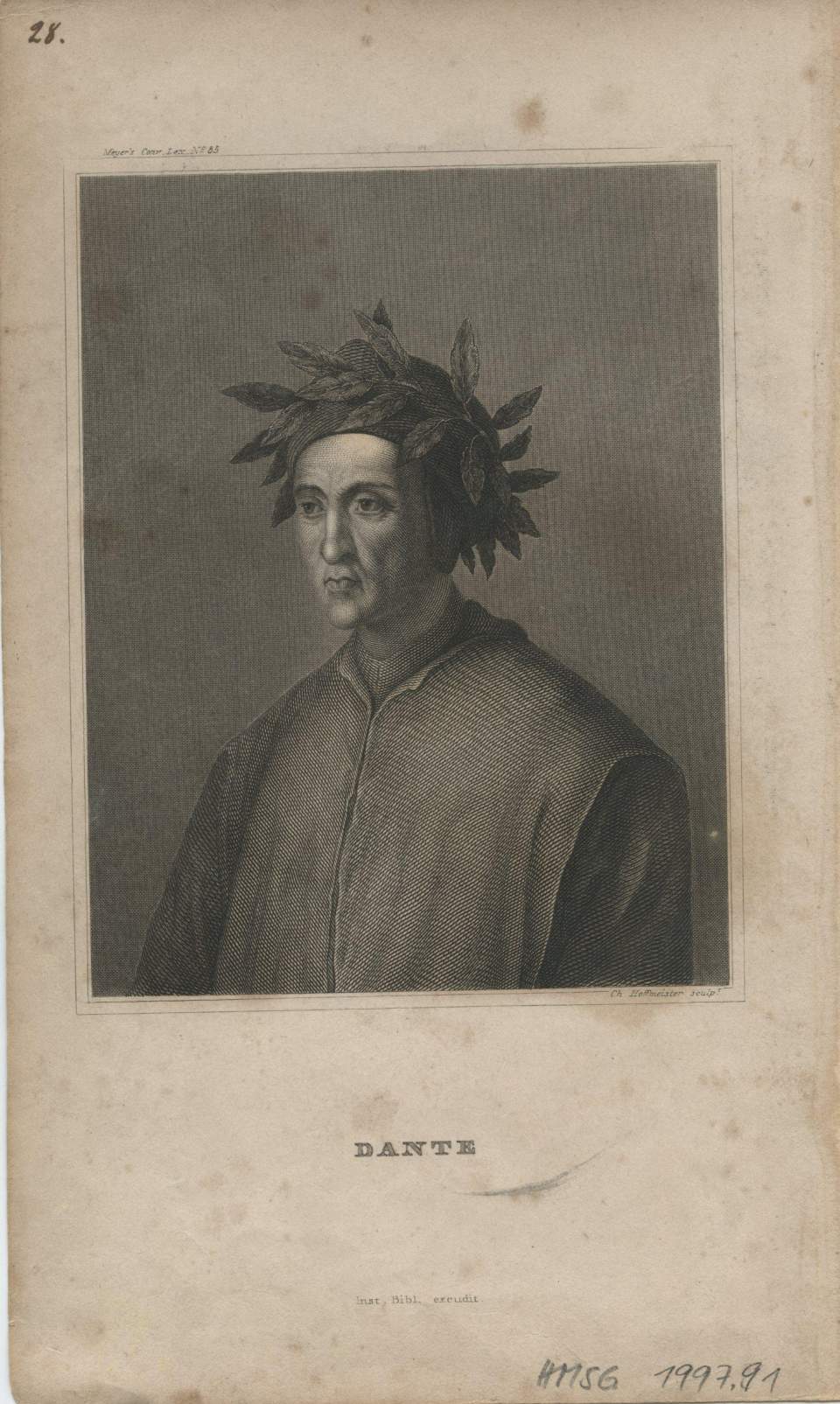 Porträt Dante Alighieri