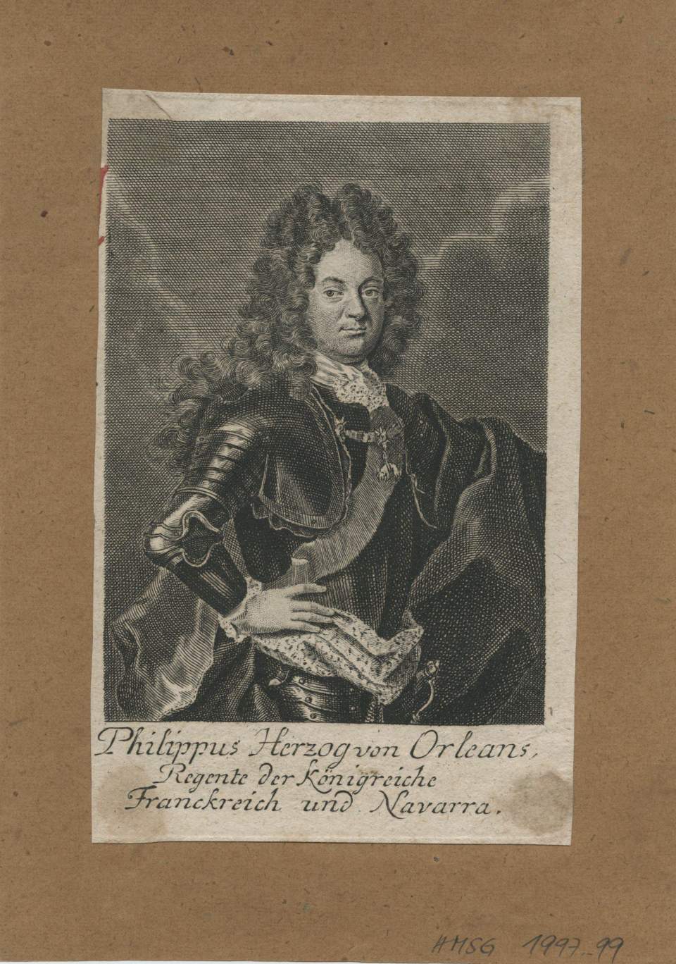 Porträt Philippus Herzog von Orleans