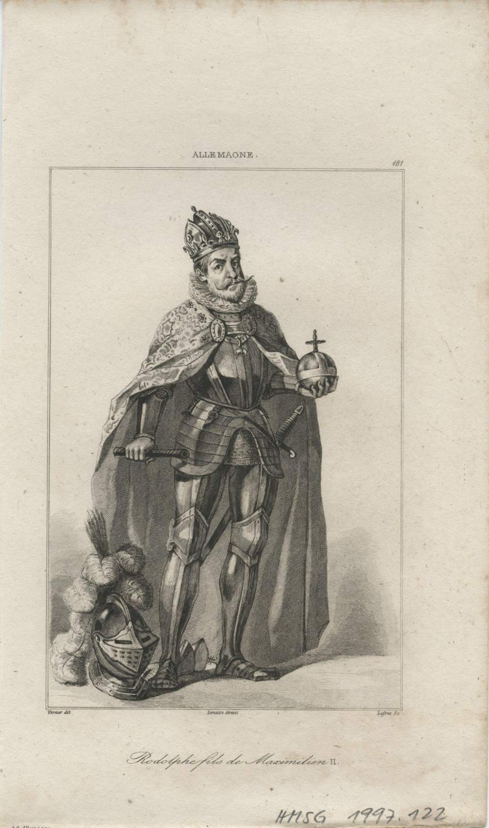 Porträt Rodolphe fils de Maximilien II