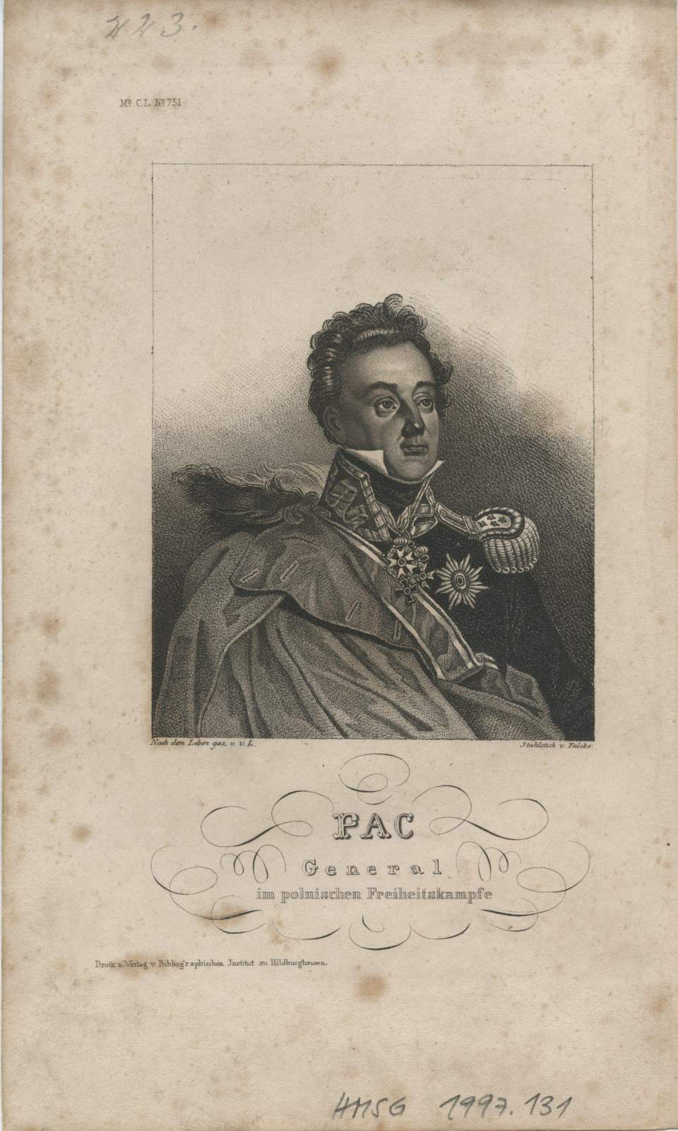 Porträt Ludwik Michał Pac
