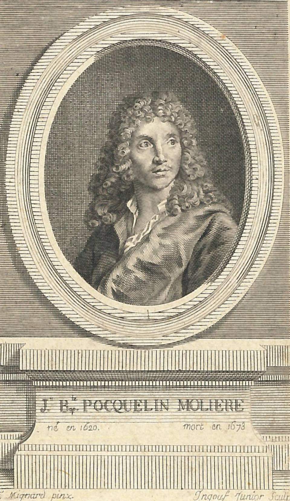Porträt J. B.ap. le POCQUELIN MOLIERE
