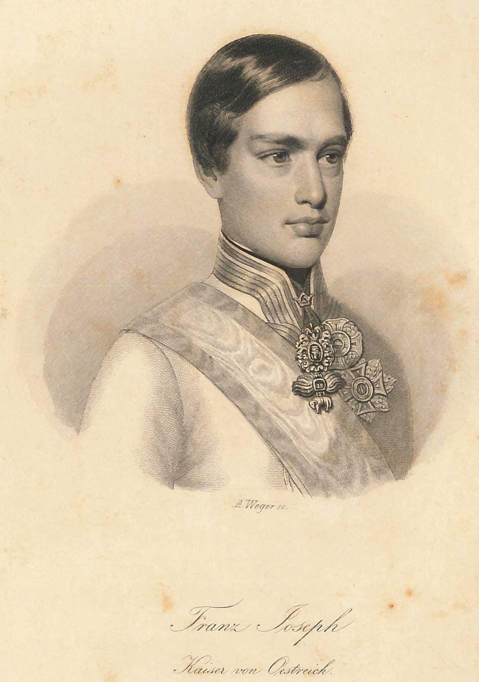 Porträt Franz Joseph Kaiser von Oestrreich