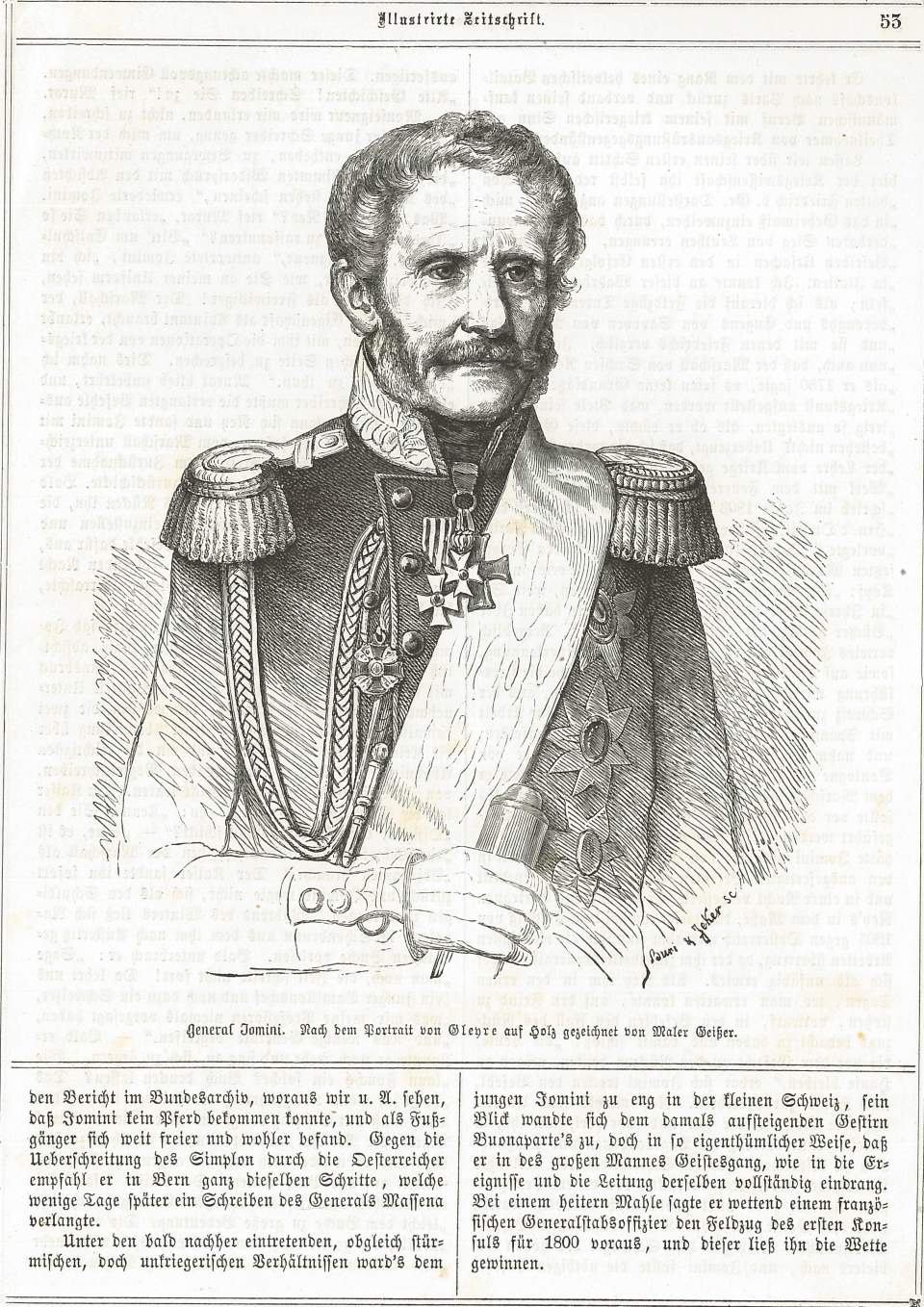Porträt  Genaral Jomini