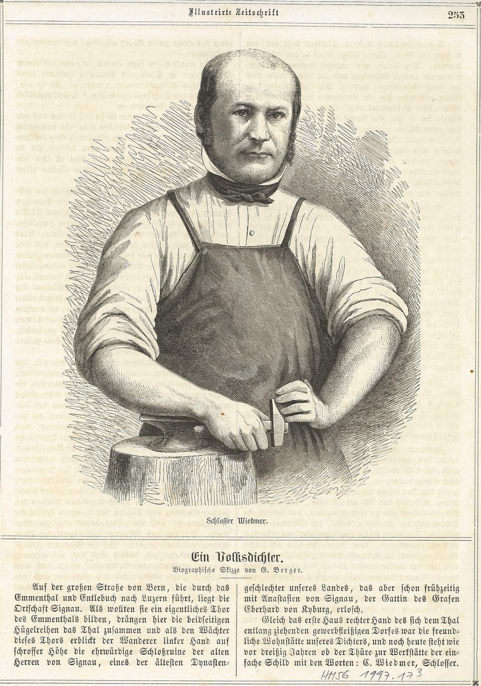 Porträt  Schlosser Wiedmer