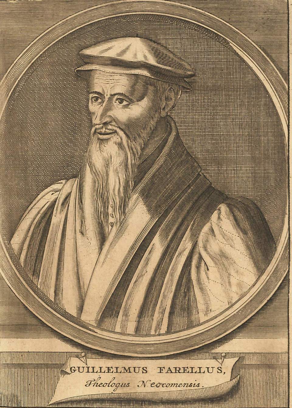 Porträt  Guillelmus Farellus