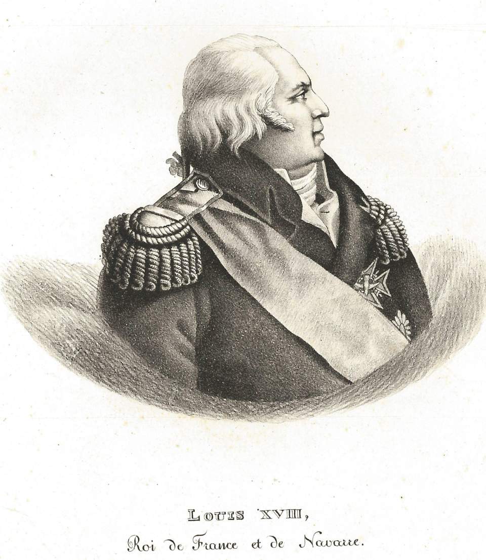 Porträt  Louis XVIII. Roi de France et de Navarre