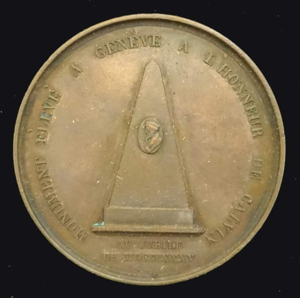 Medaille Calvin-Denkmal in Genf
