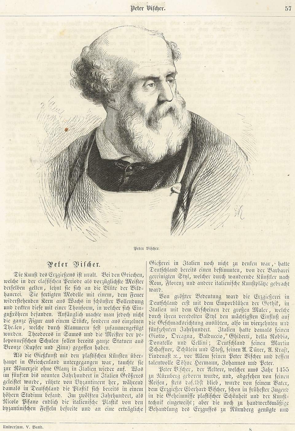 Porträt  Peter Vischer