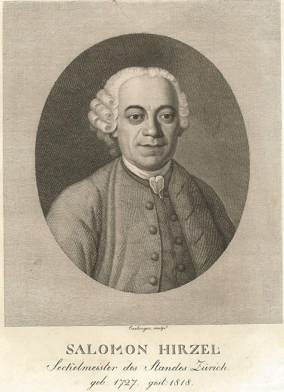 Porträt  Salomon Hirzel