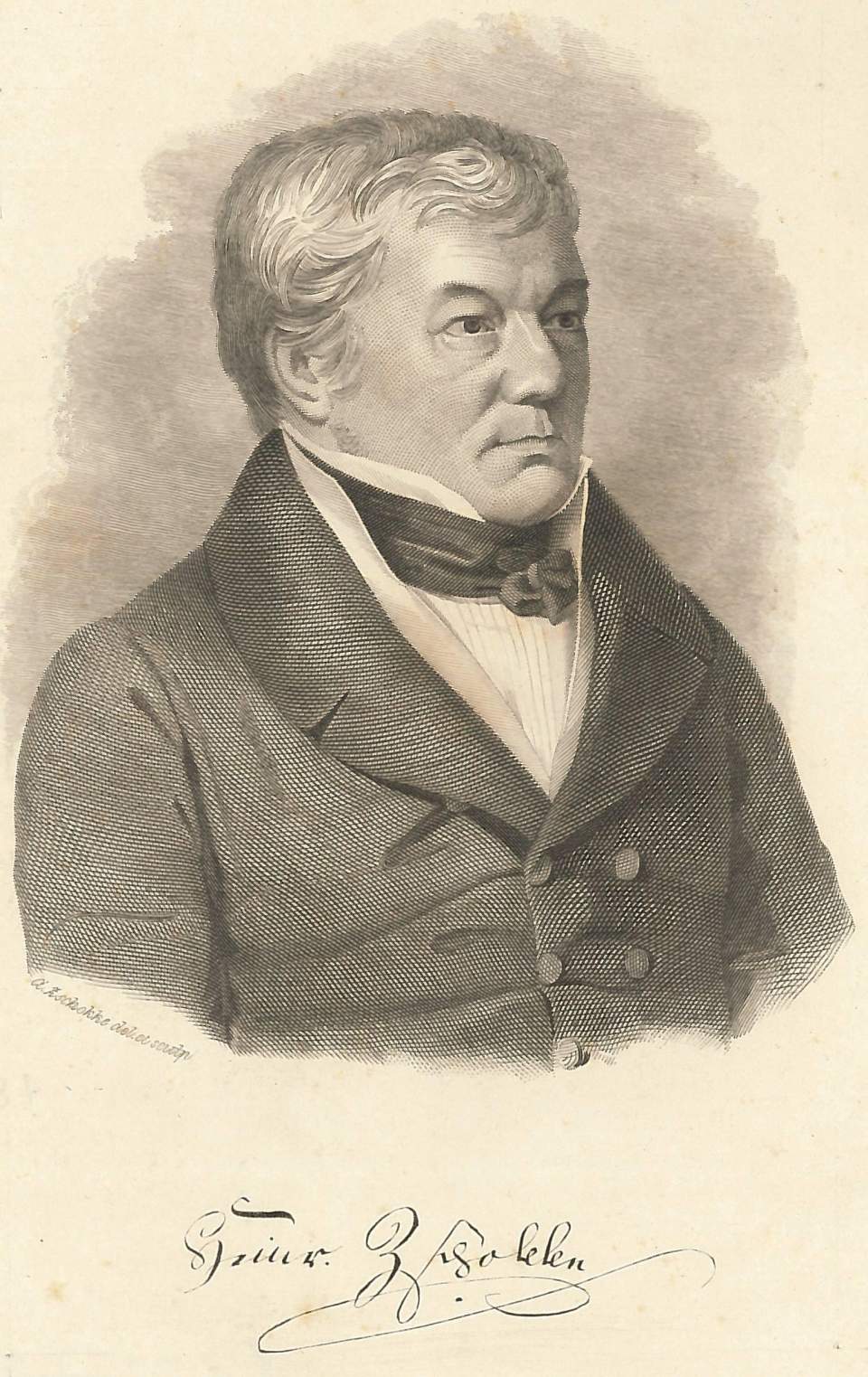 Porträt  Heinrich Zschokke