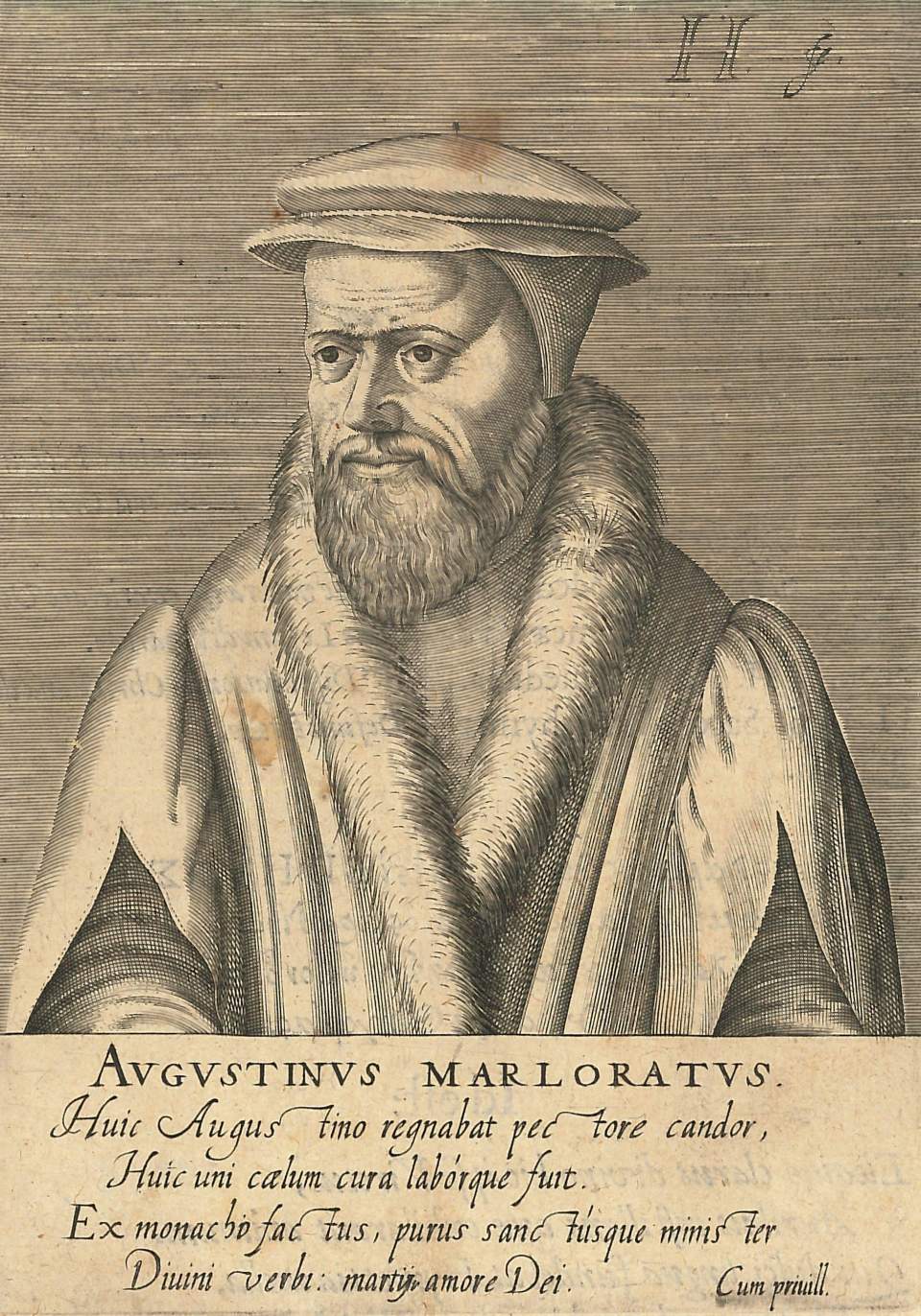 Porträt  Augustinus Marloratus