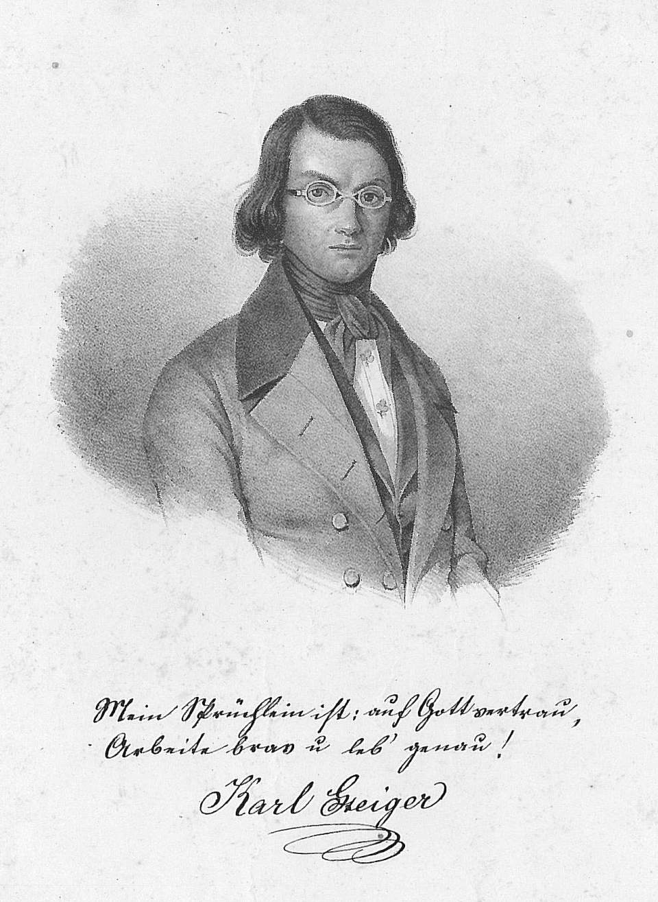 Porträt Karl Steiger (1806-1858)
