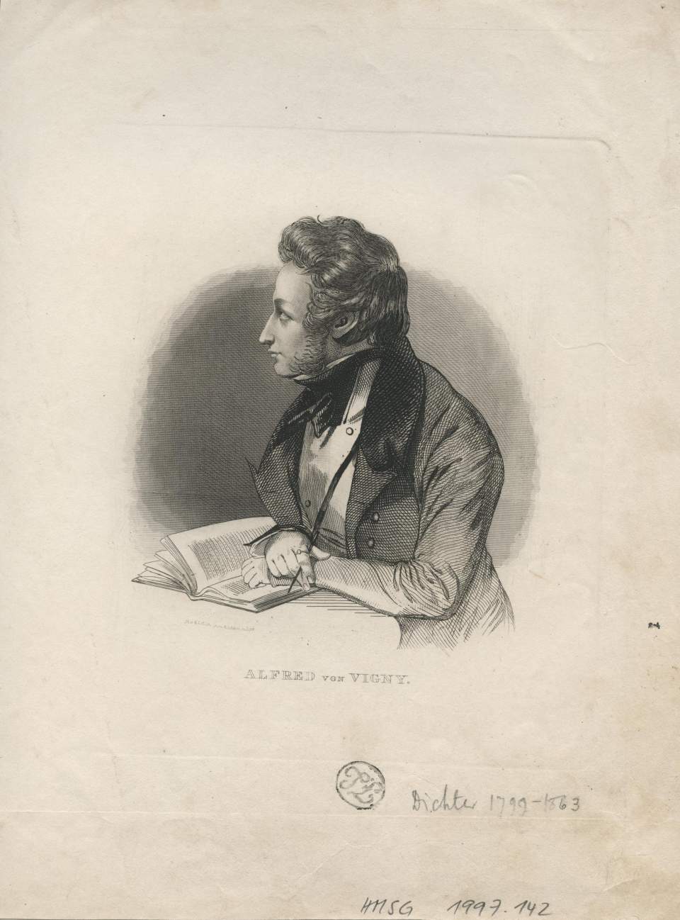 Porträt Alfred von Vigny