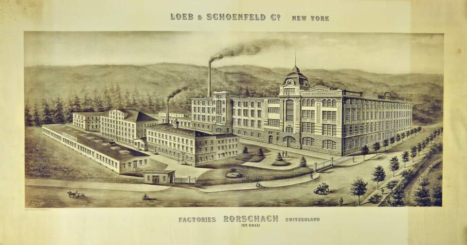 Ansicht Stickerei Feldmühle AG vorm., Loeb Schoenfeld & Co.