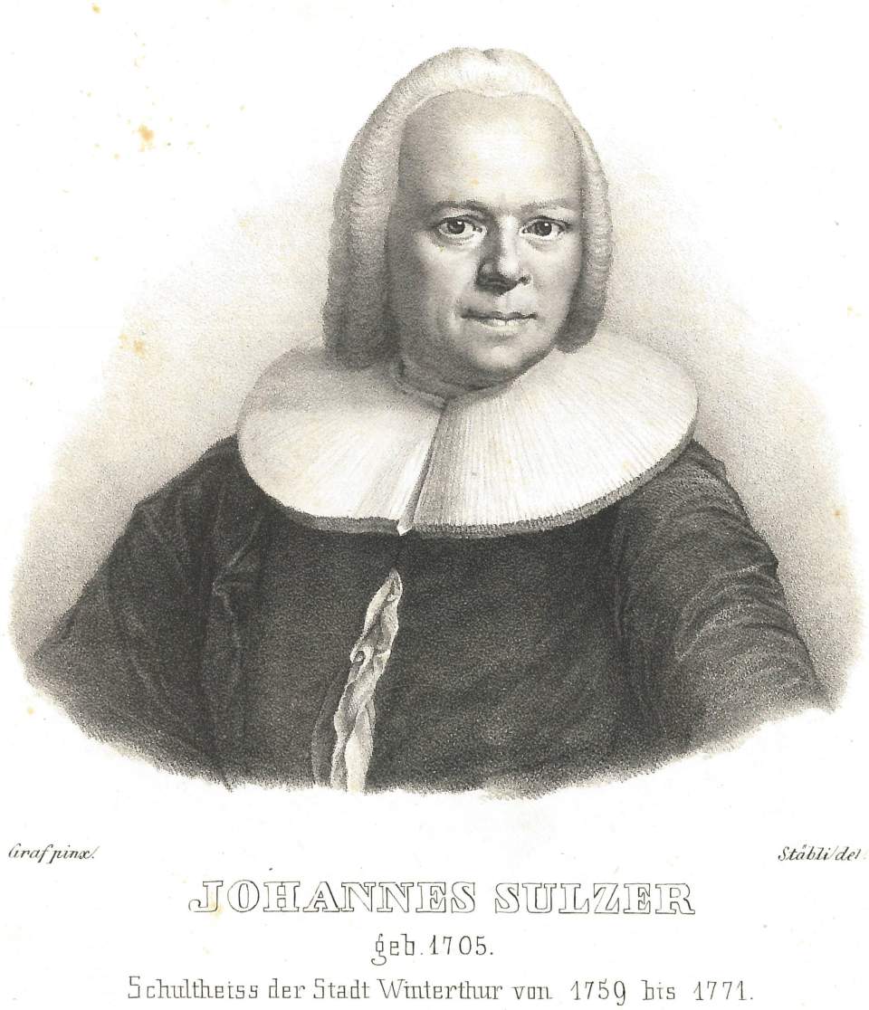 Porträt  Johannes Sulzer