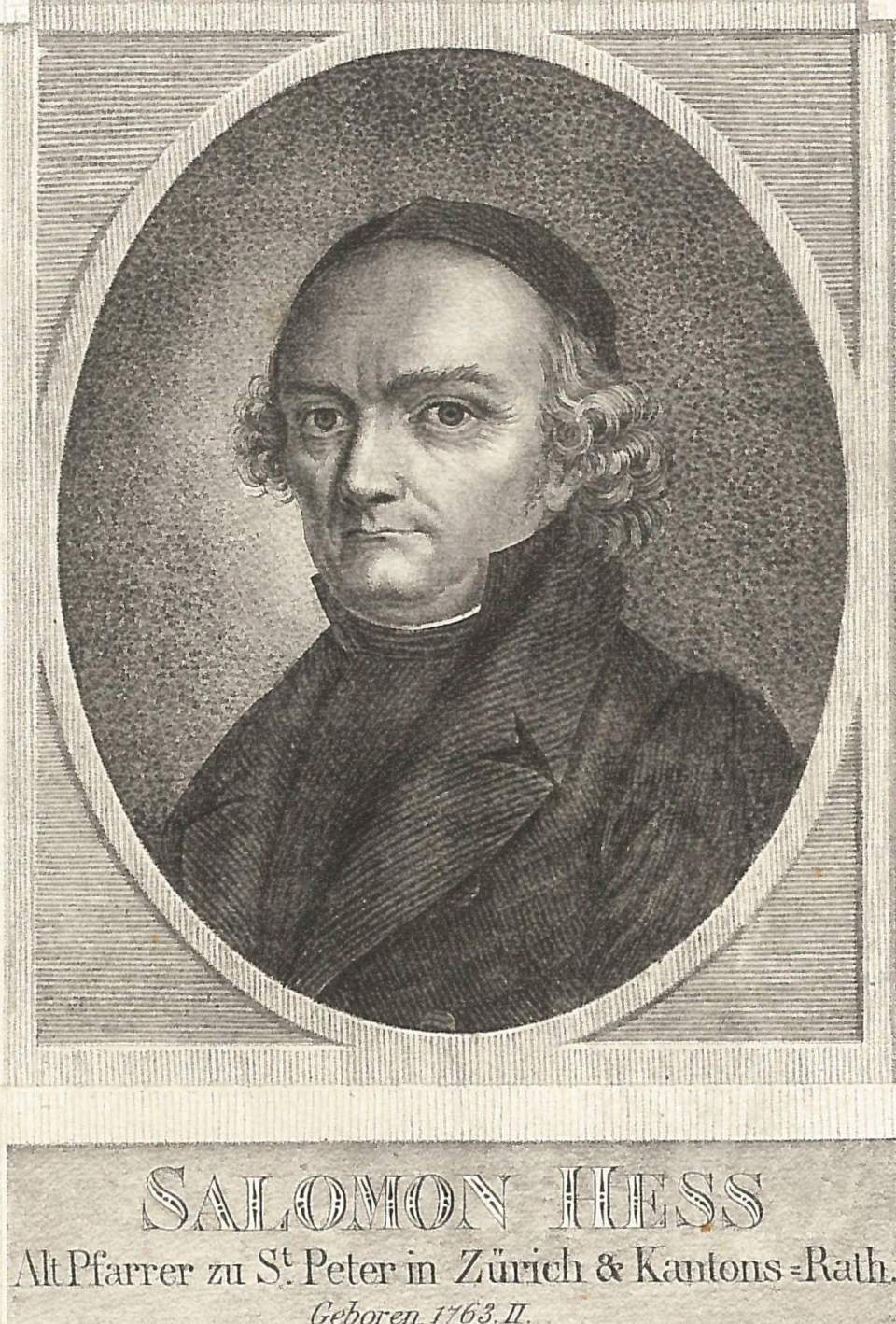 Porträt  Salomon Hess