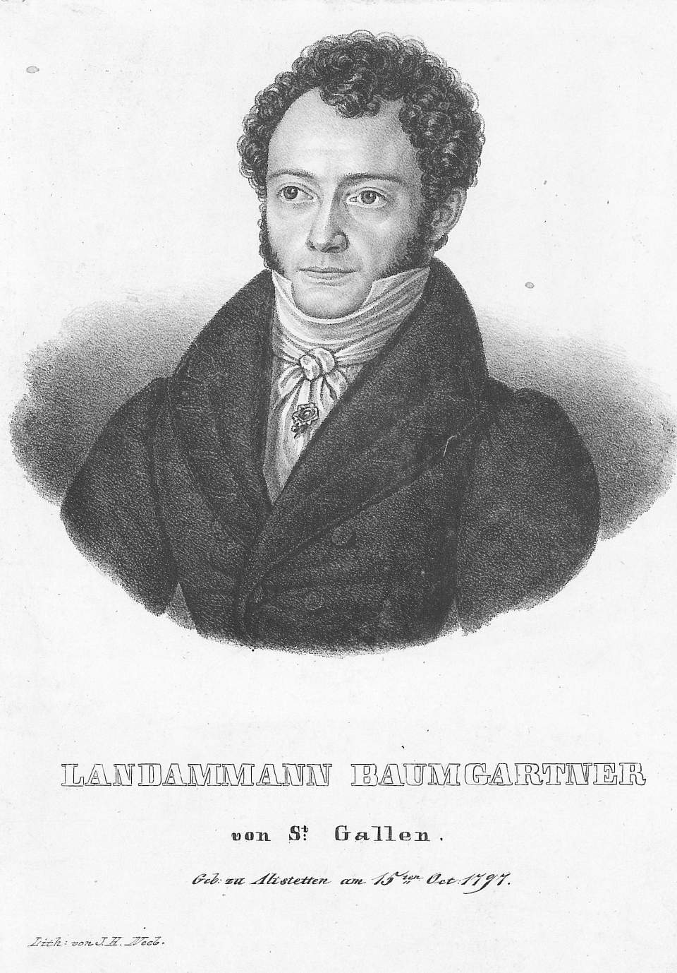 Porträt Gallus Jakob Baumgartner (1797-1869)