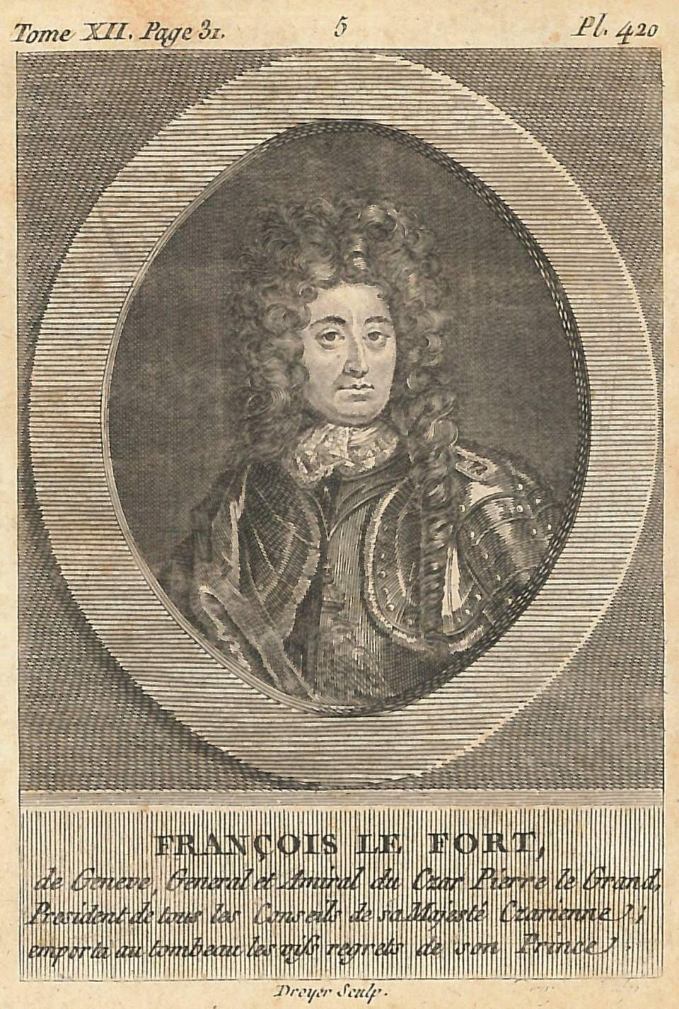 Porträt  Francois Le Fort