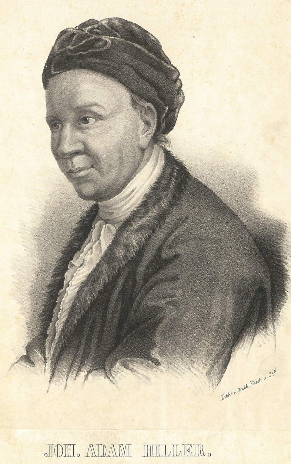 Porträt  Joh. Adam Hiller